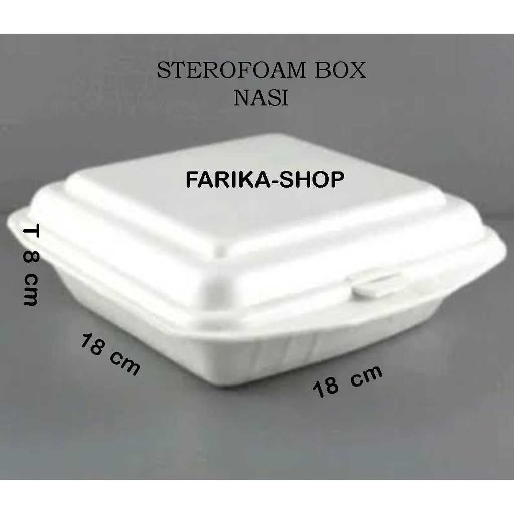 Detail Styrofoam Ukuran Nomer 6