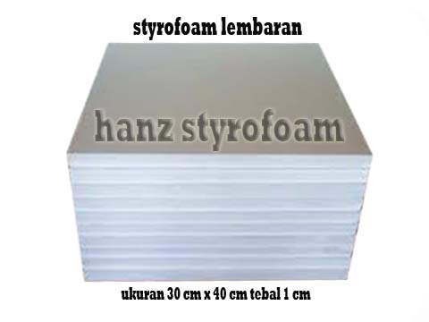 Detail Styrofoam Ukuran Nomer 8