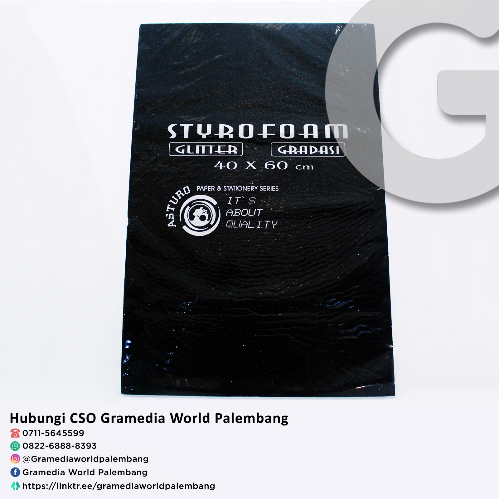 Detail Styrofoam Warna Hitam Nomer 41