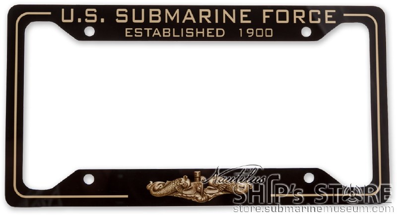 Detail Submarine License Plate Frame Nomer 2