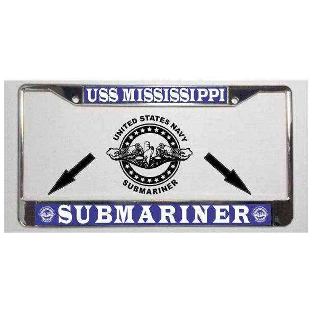 Detail Submarine License Plate Frame Nomer 10