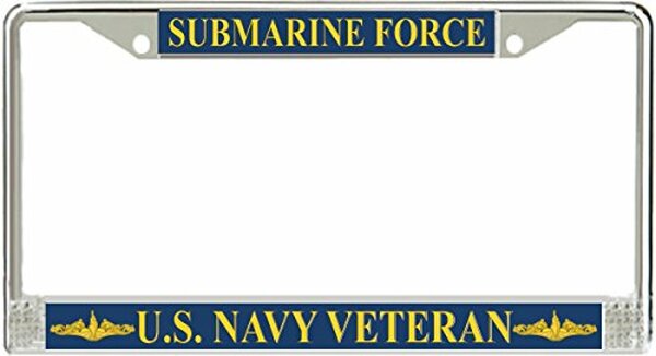 Detail Submarine License Plate Frame Nomer 34