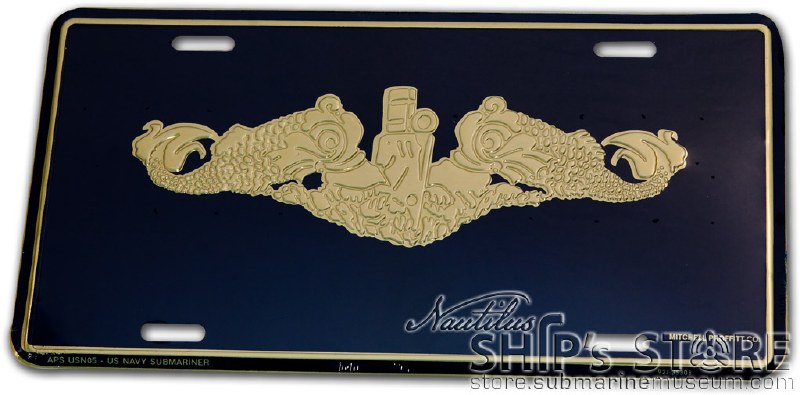 Detail Submarine License Plate Frame Nomer 41