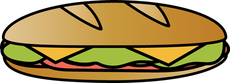 Detail Submarine Sandwich Clip Art Nomer 13