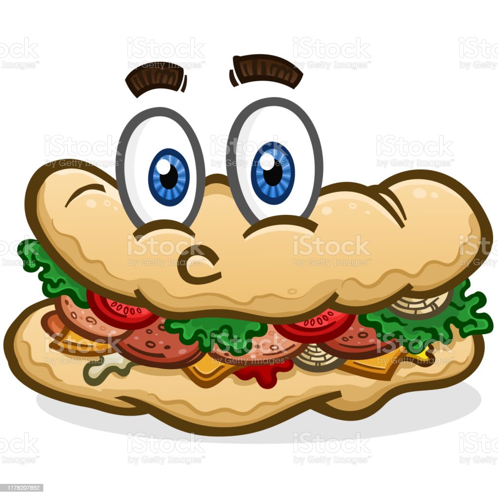 Detail Submarine Sandwich Clip Art Nomer 18