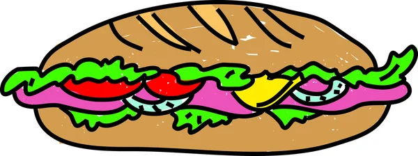 Detail Submarine Sandwich Clip Art Nomer 46