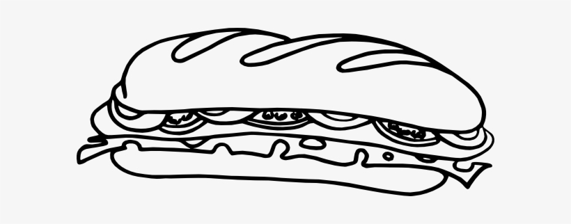 Detail Submarine Sandwich Clipart Nomer 42