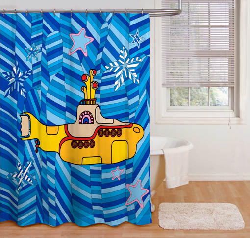 Detail Submarine Shower Curtain Nomer 13