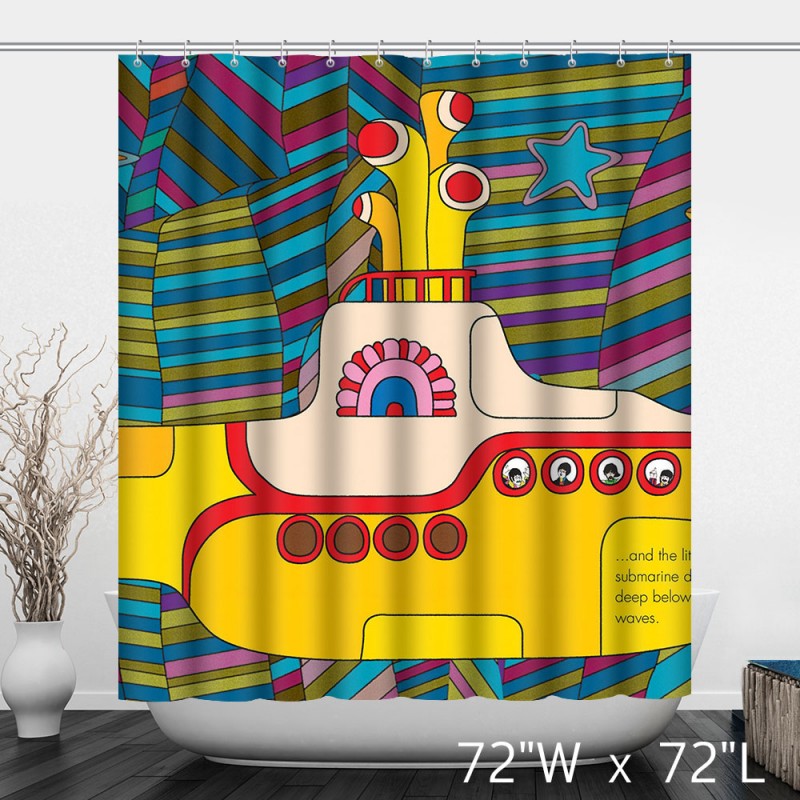 Detail Submarine Shower Curtain Nomer 18