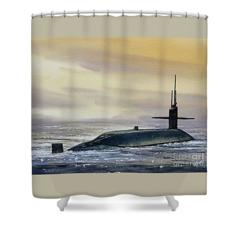 Detail Submarine Shower Curtain Nomer 21