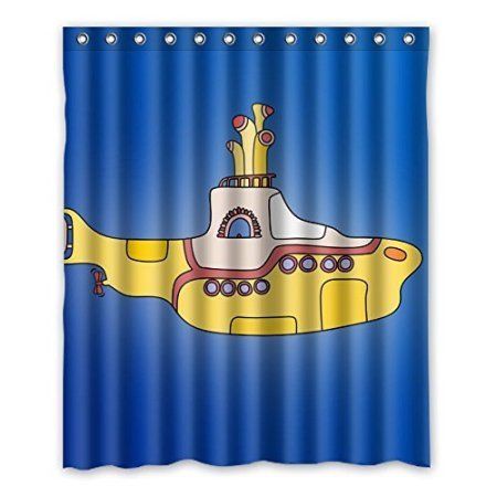 Detail Submarine Shower Curtain Nomer 39