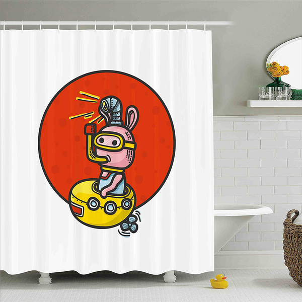 Detail Submarine Shower Curtain Nomer 53