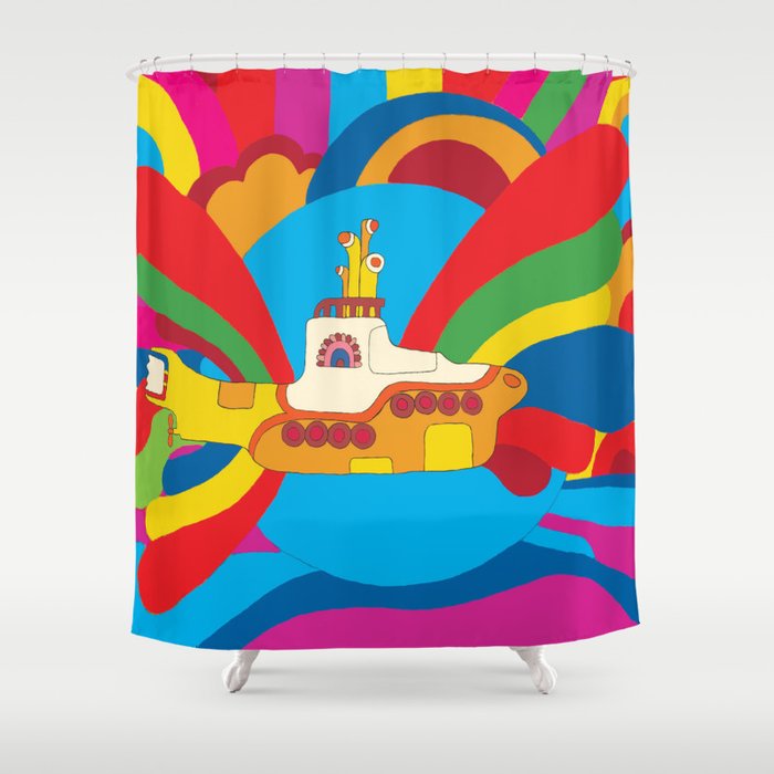 Detail Submarine Shower Curtain Nomer 8