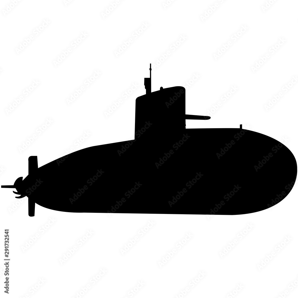 Detail Submarine Silhouette Clip Art Nomer 41