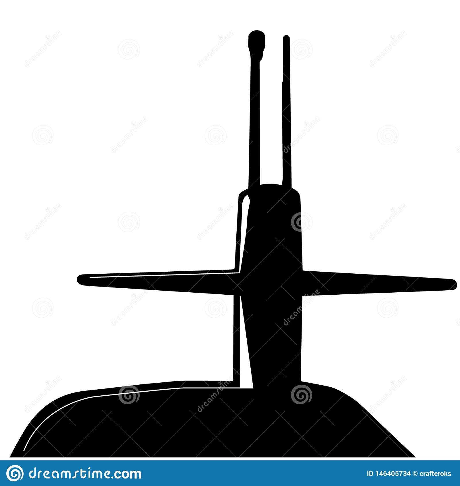Detail Submarine Silhouette Clip Art Nomer 49