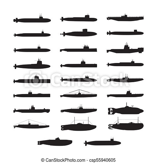 Detail Submarine Silhouettes Nomer 11