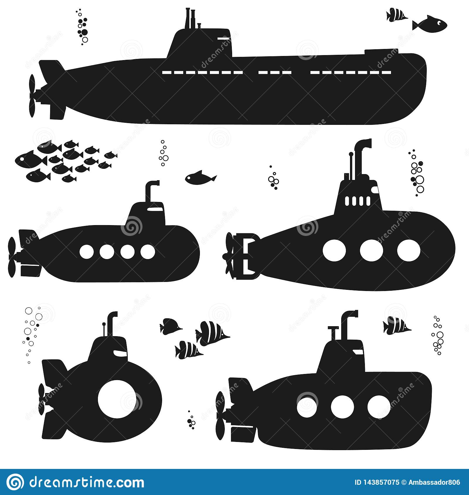 Detail Submarine Silhouettes Nomer 16