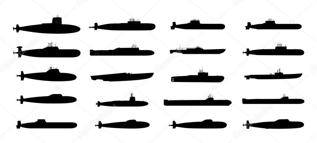 Detail Submarine Silhouettes Nomer 19