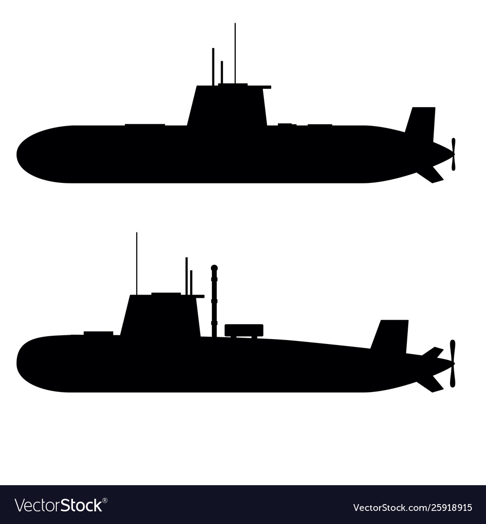 Detail Submarine Silhouettes Nomer 3