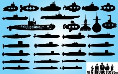 Detail Submarine Silhouettes Nomer 44