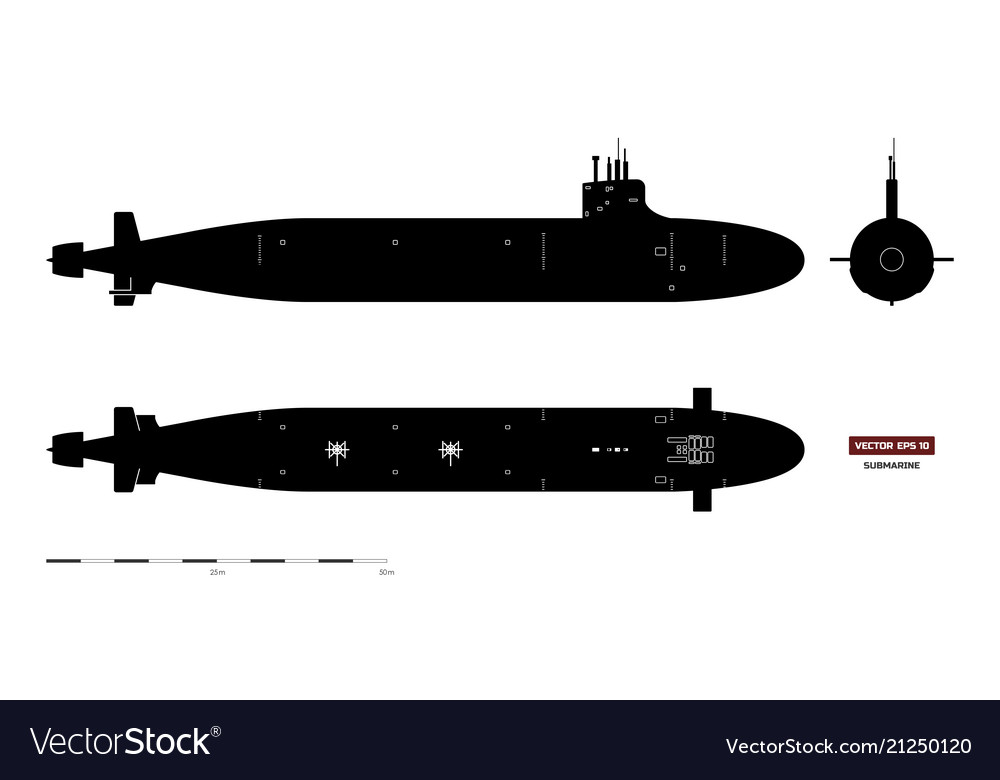 Detail Submarine Silhouettes Nomer 6