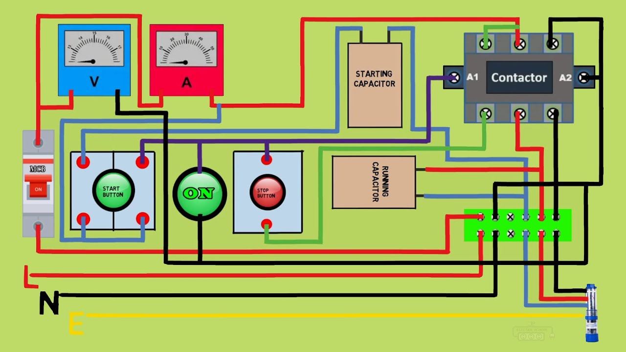 Detail Submersible Pump Wiring Diagram Nomer 10