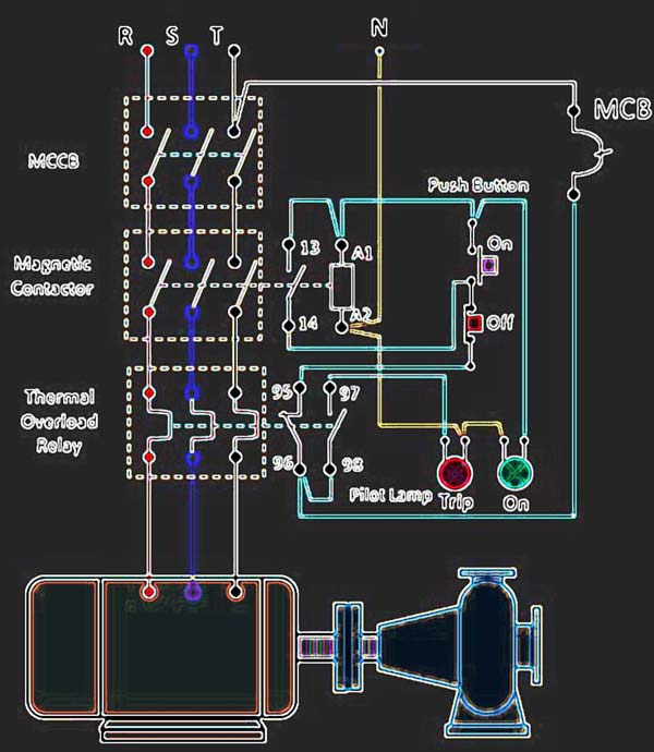 Detail Submersible Pump Wiring Diagram Nomer 17