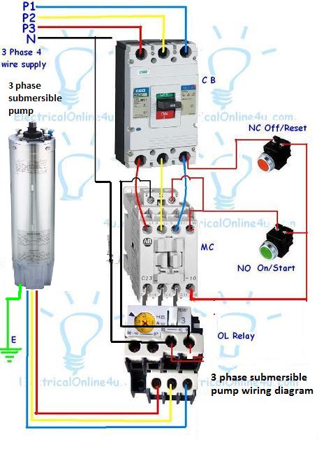 Detail Submersible Pump Wiring Diagram Nomer 6