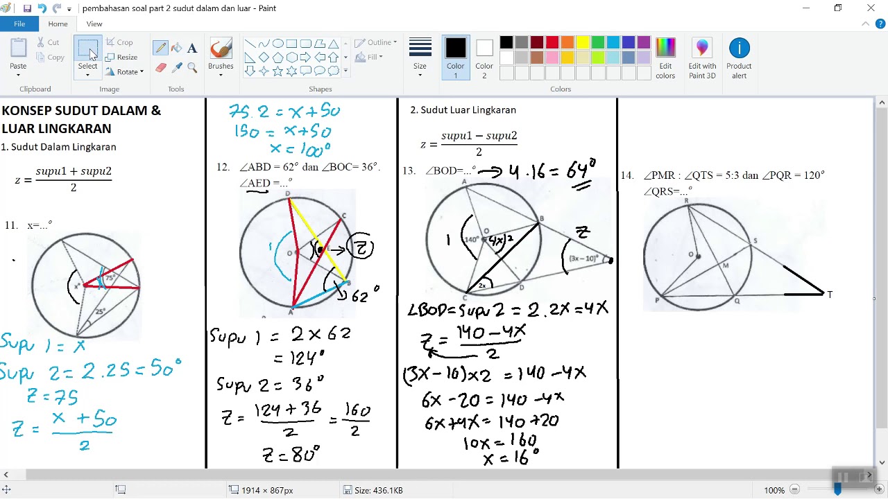Detail Sudut Dan Lingkaran Nomer 42