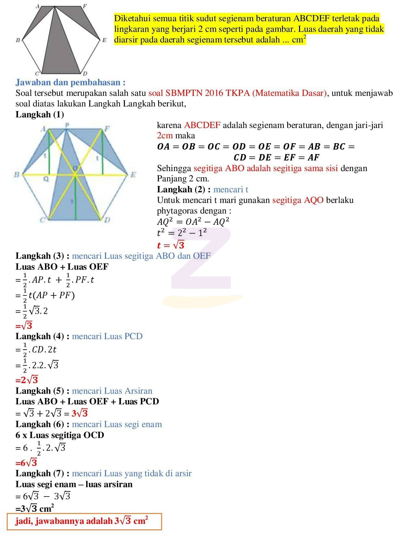 Detail Sudut Segi Enam Nomer 48