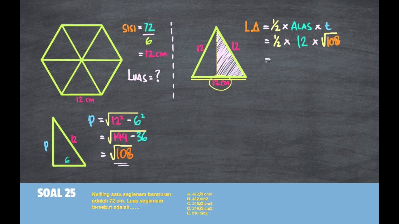 Detail Sudut Segi Enam Nomer 8