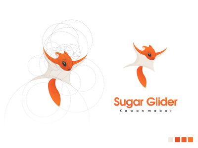 Detail Sugar Glider Vector Nomer 31