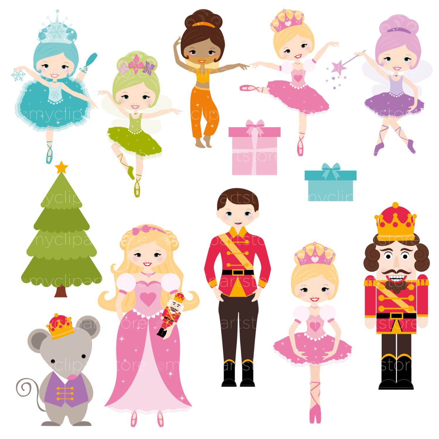 Detail Sugar Plum Fairy Clipart Nomer 9