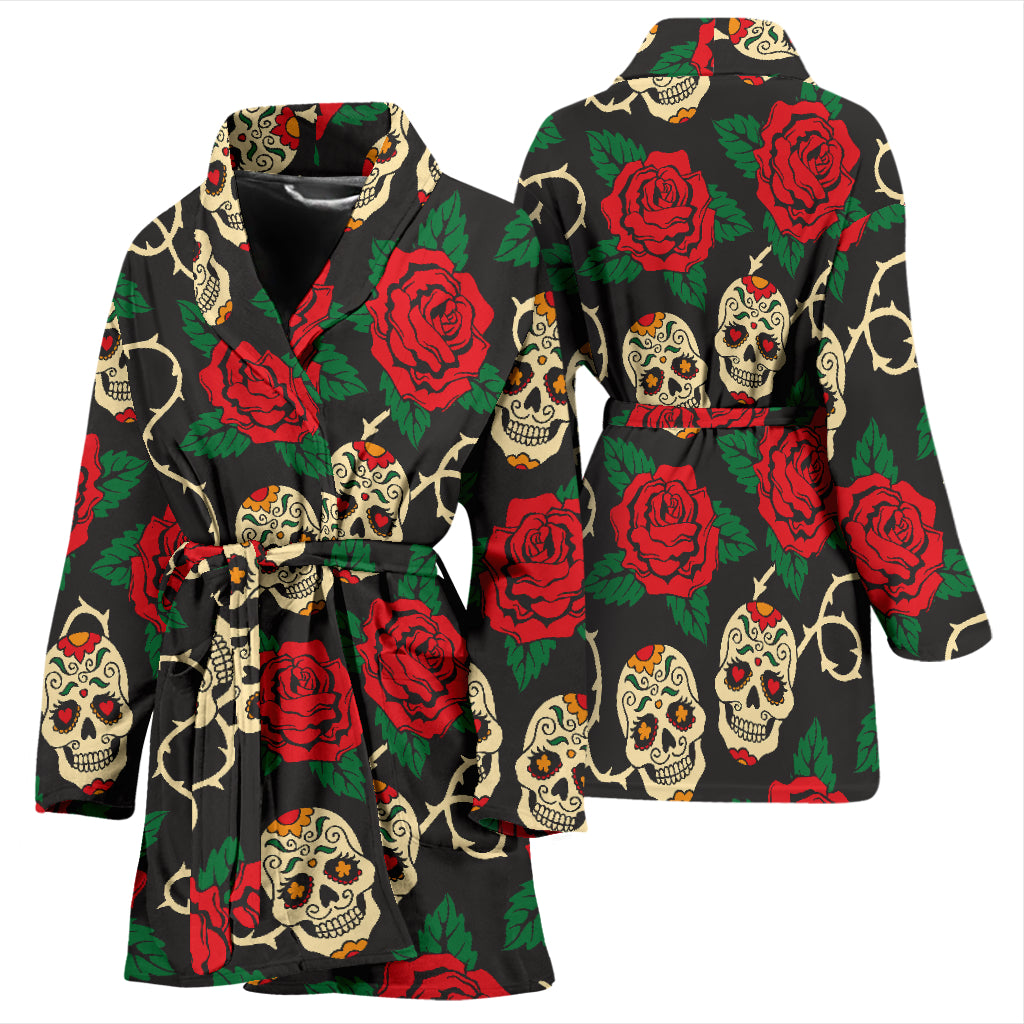 Detail Sugar Skull Bathrobe Nomer 27