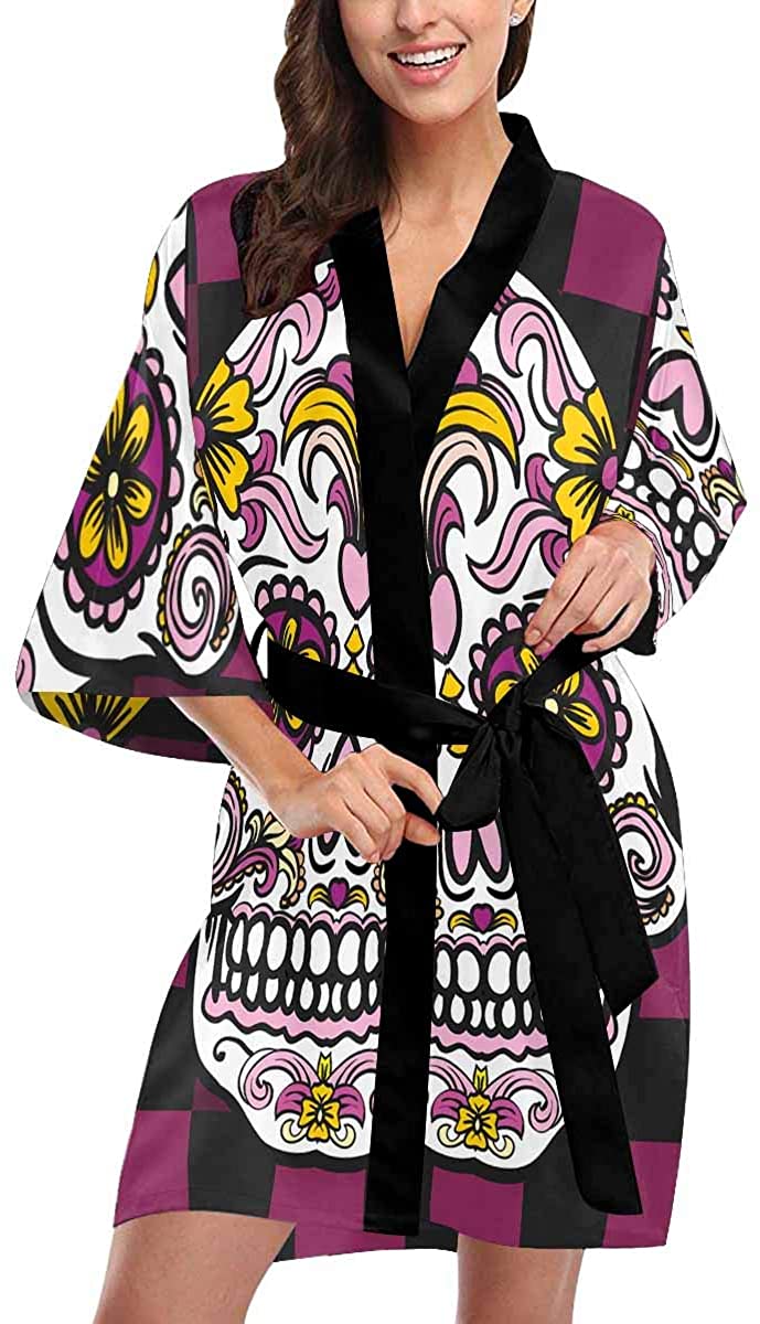 Detail Sugar Skull Bathrobe Nomer 29