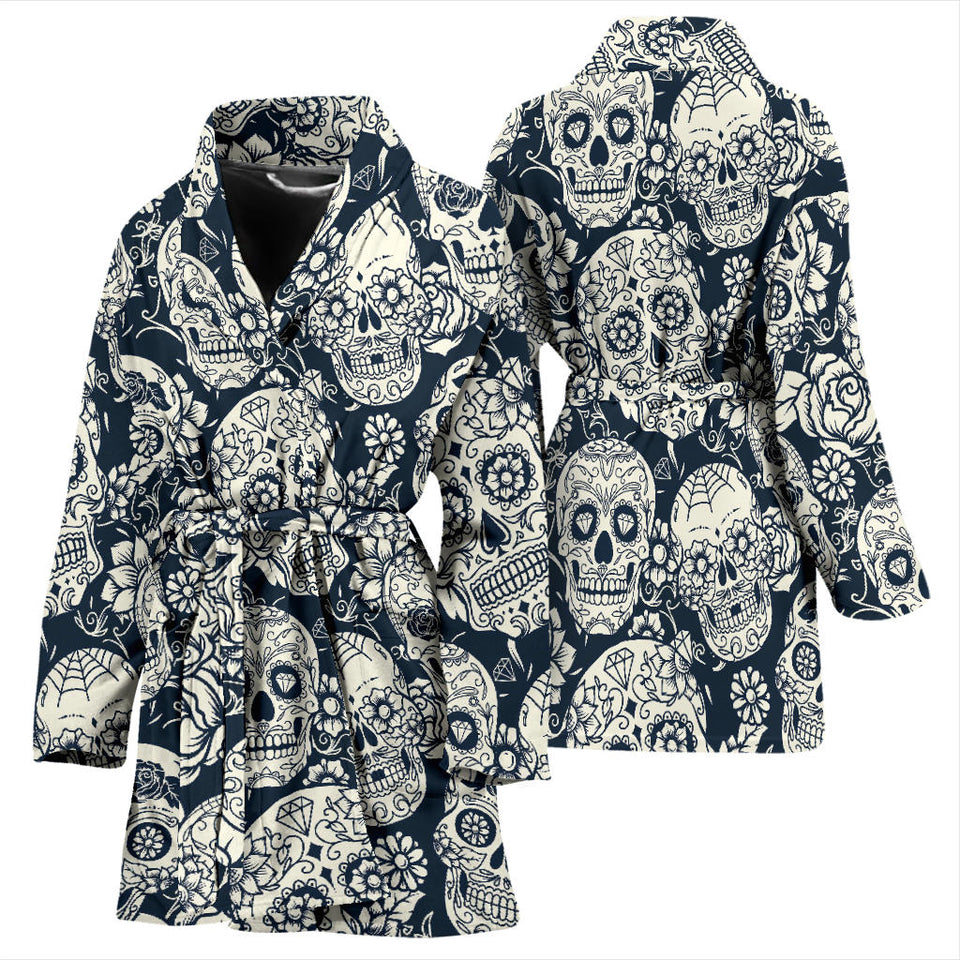 Detail Sugar Skull Bathrobe Nomer 37