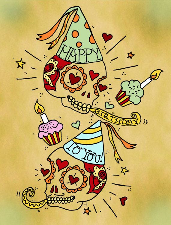 Detail Sugar Skull Birthday Meme Nomer 5