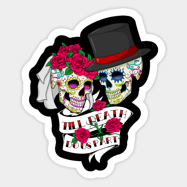 Detail Sugar Skull Bride And Groom Nomer 3