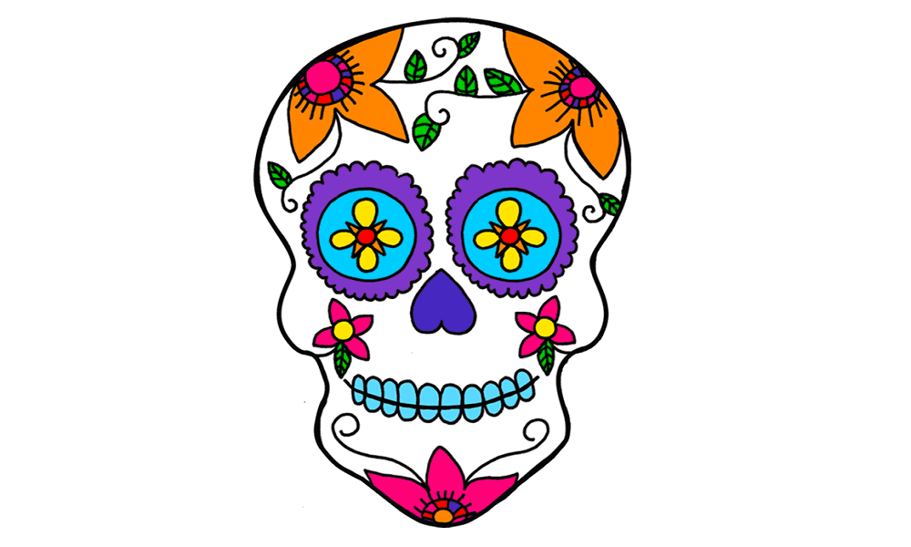 Detail Sugar Skull Clipart Free Nomer 17