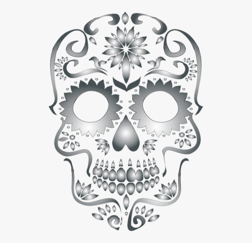 Detail Sugar Skull Clipart Free Nomer 22