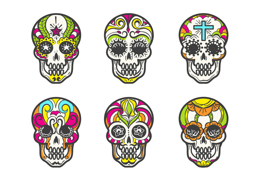 Detail Sugar Skull Clipart Free Nomer 32