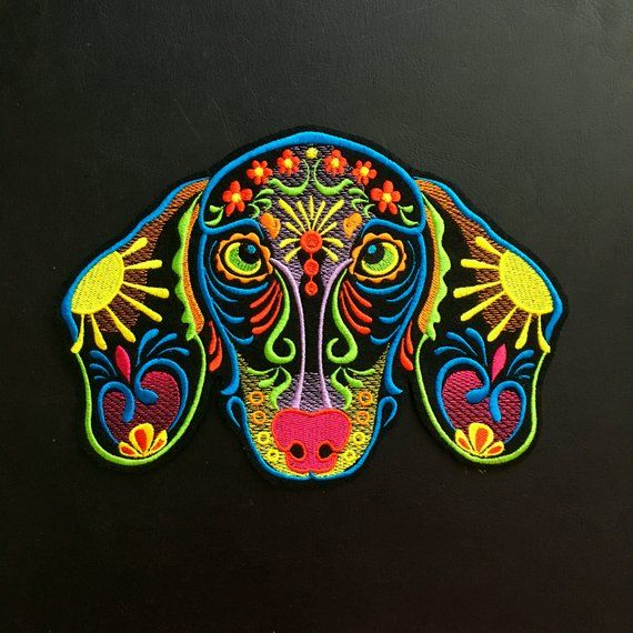 Detail Sugar Skull Dachshund Nomer 12