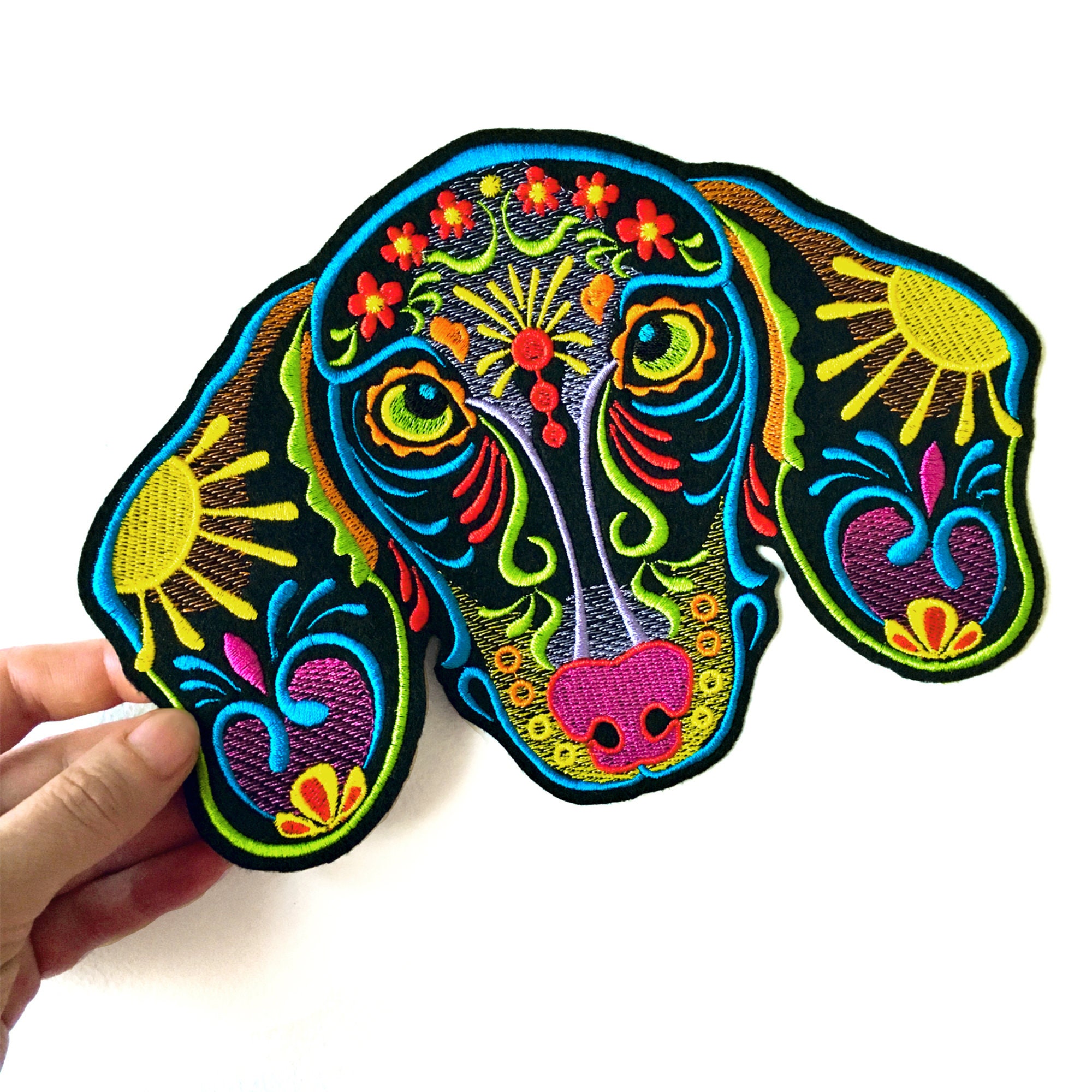 Detail Sugar Skull Dachshund Nomer 9