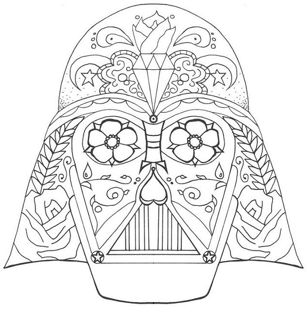 Detail Sugar Skull Darth Vader Nomer 15