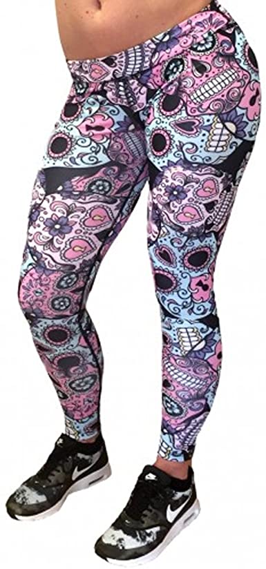 Detail Sugar Skull Leggings Amazon Nomer 10