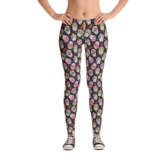 Detail Sugar Skull Leggings Amazon Nomer 14