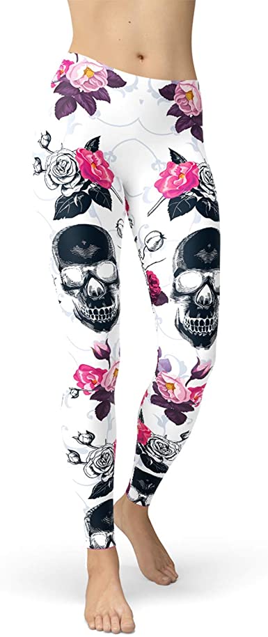 Detail Sugar Skull Leggings Amazon Nomer 3