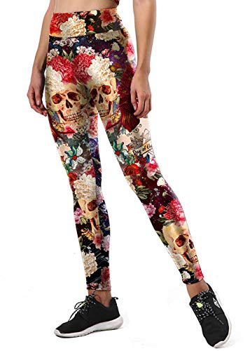 Detail Sugar Skull Leggings Amazon Nomer 34