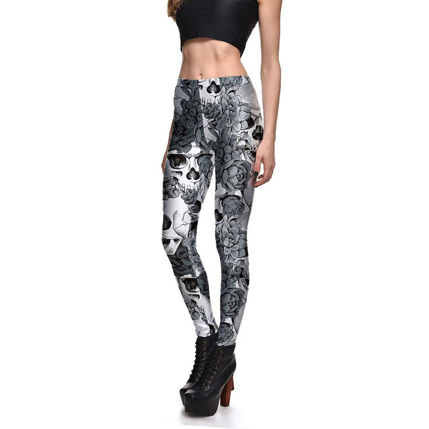 Detail Sugar Skull Leggings Amazon Nomer 39