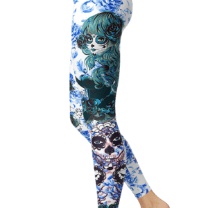 Detail Sugar Skull Leggings Amazon Nomer 40